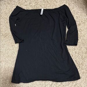 Black Off-Shoulder Top
